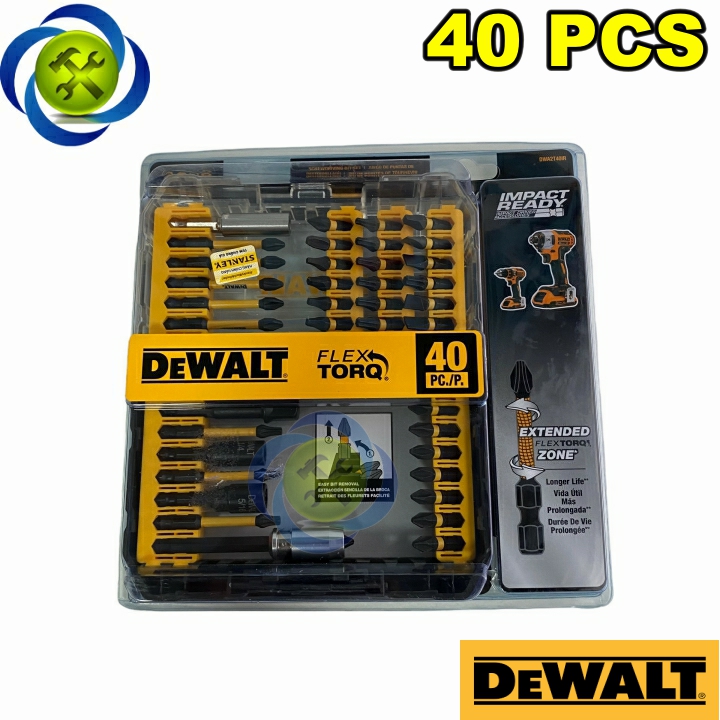 Bộ mũi vít 40 chi tiết dewalt dwa2t40ir