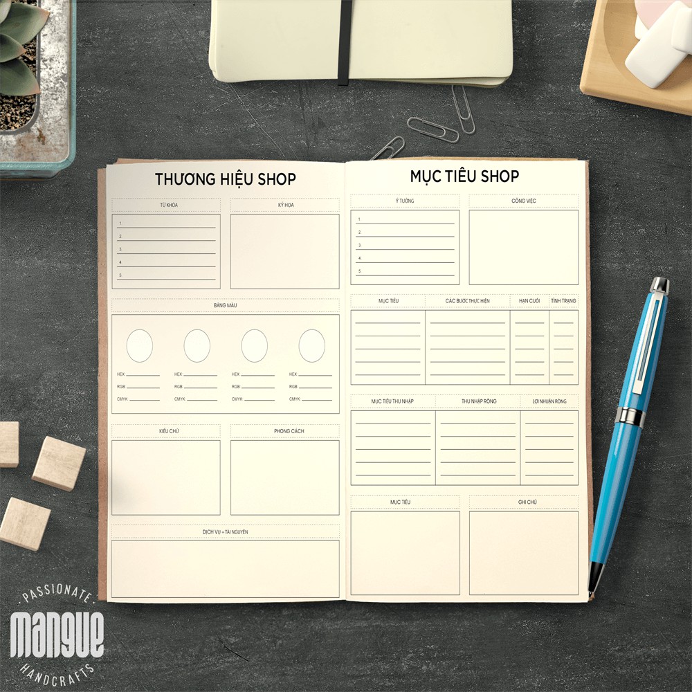 Sổ tay planner bán hàng online - sản phẩm mới kế hoạch nhập hàng tồn kho hàng hoàn bởi cộng đồng In-Ecommerce