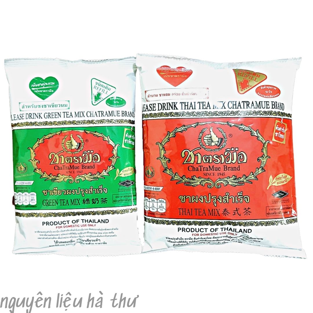 Trà thái xanh 200g / trà thái đỏ 400g.nguyên liệu làm trà sữa