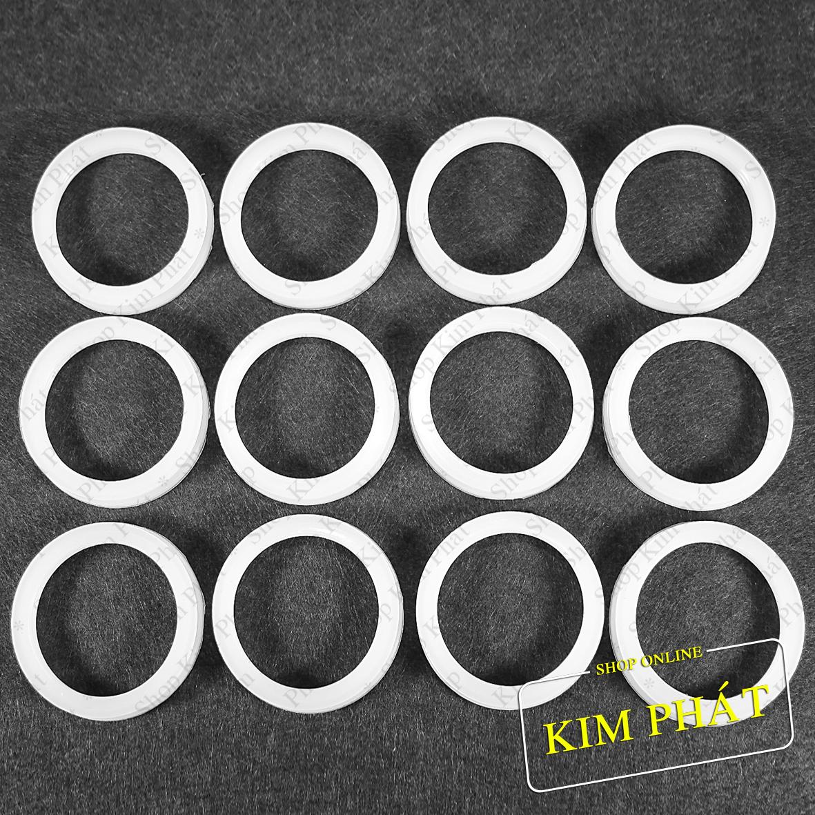 Combo 12 Ron (gioăng) silicon ống thủy tinh phi 58 dùng cho máy nước nóng NLMT