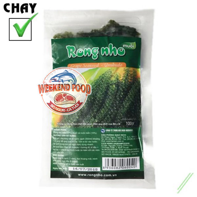 Rong nho muối - 100 gram