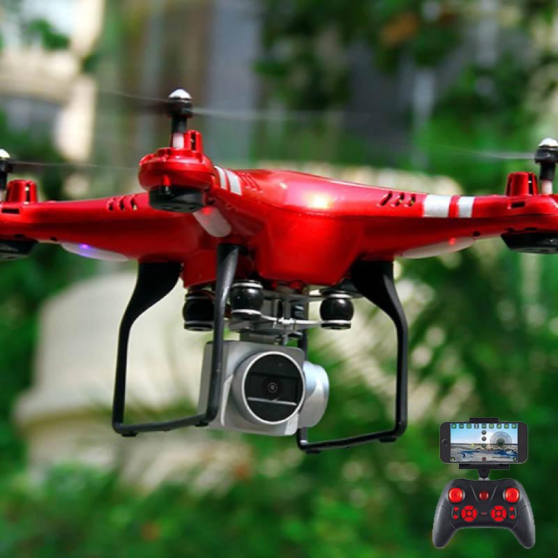 Máy bay Flycam X5 Cao cấp, Camera HD, kết nối Wifi với điện thoại (Có tay cầm điều khiển)