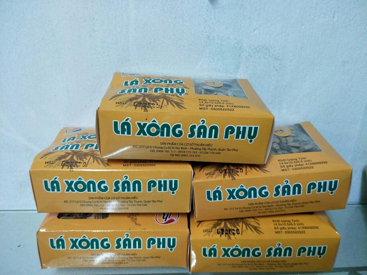 Combo 5 gói lá xông sản phụ Thuận Hiếu - Có tem chống hàng giả, hàng nhái - Phục Hồi nhanh sức khoẻ sau sinh cho sản phụ