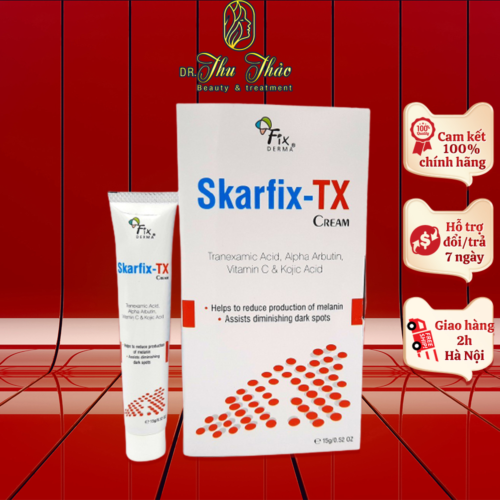 Kem dưỡng Fixderma Skarfix-TX Cream 15gr mờ thâm. nám, tàn nhang