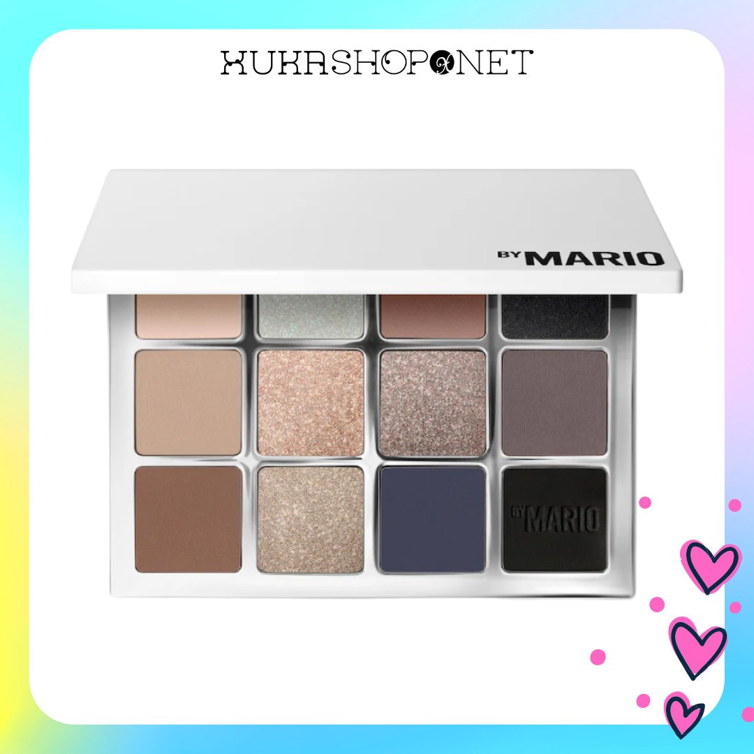 Bảng phấn mắt MakeUp By Mario Ethereal Eyes Eyeshadow Palette Moonlight 12 ô màu