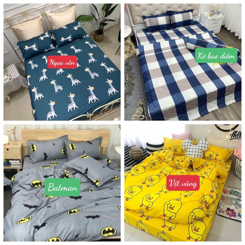 Vỏ Gối Ôm Cotton Poly 35x100cm, xả hàng-gửi mẫu ngẫu nhiên