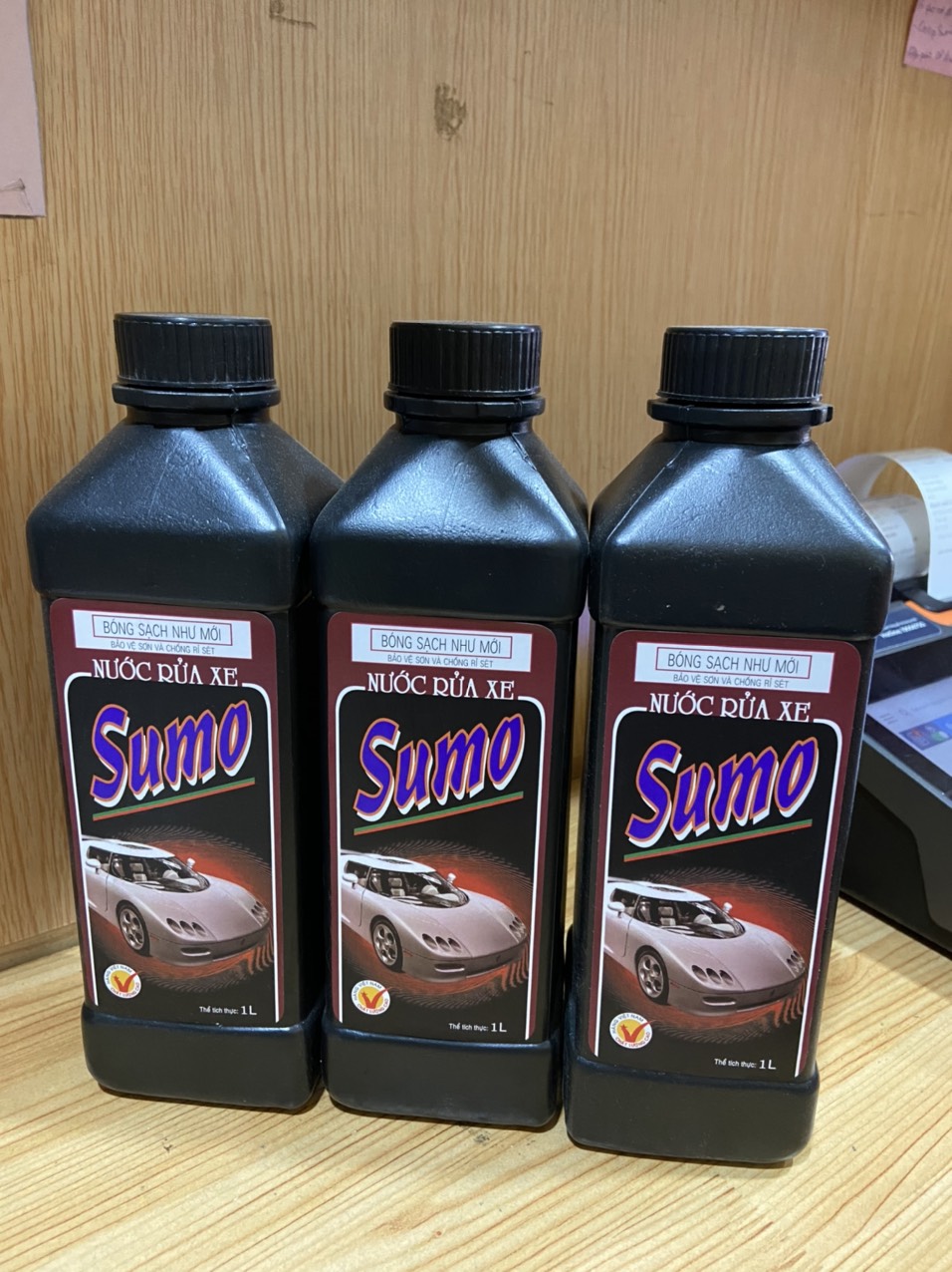 Nước rửa xe,rửa xe Sumo,hàng chính hãng,chai 1lit