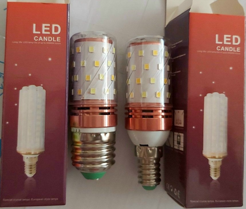 Đèn led bắp 12w 3 chế độ sáng cao cấp chui e27, chui e14