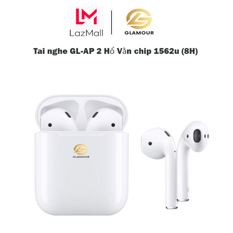 [Tặng Ốp] Tai Nghe Bluetooth AIP 2 Hổ Vằn Chip 1562U Pin Nén 8H -  Không Dây Pin Trâu 6H  Nhỏ Gọn Mic Đàm Thoại Rõ , Cảm Ứng Đa Điểm Đổi Tên - Glamour Chính Hãng