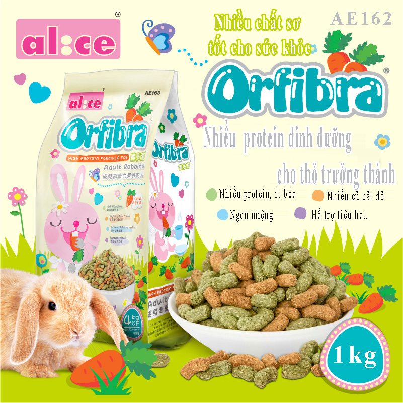 Thức ăn protein dinh dưỡng cao cho thỏ bọ sóc