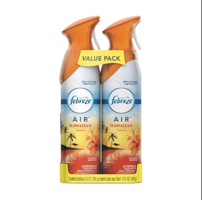 Xịt phòng khử mùi Febreze Air Refresher Spray 250g x 2 chai của Mỹ
