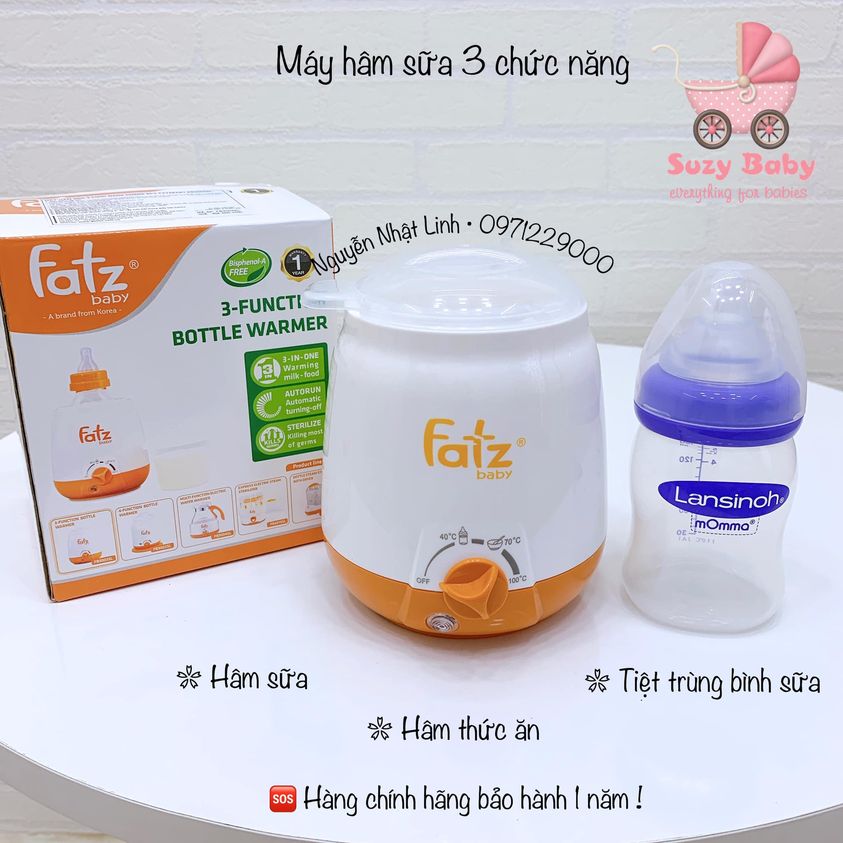 Máy hâm sữa fatzbaby 3 chức năng