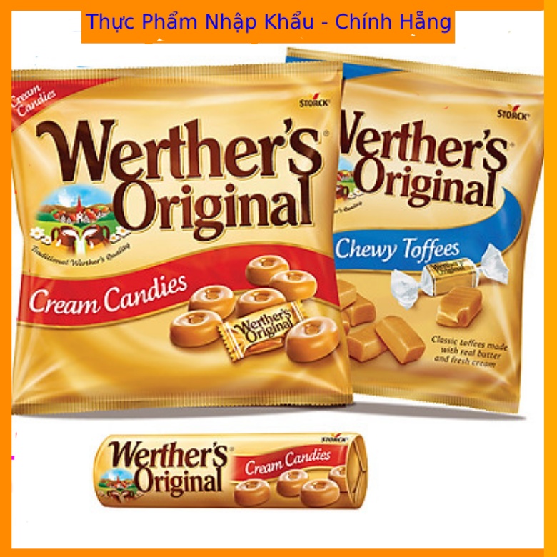 (10 loại) Kẹo Caramel Werther's Original các loại