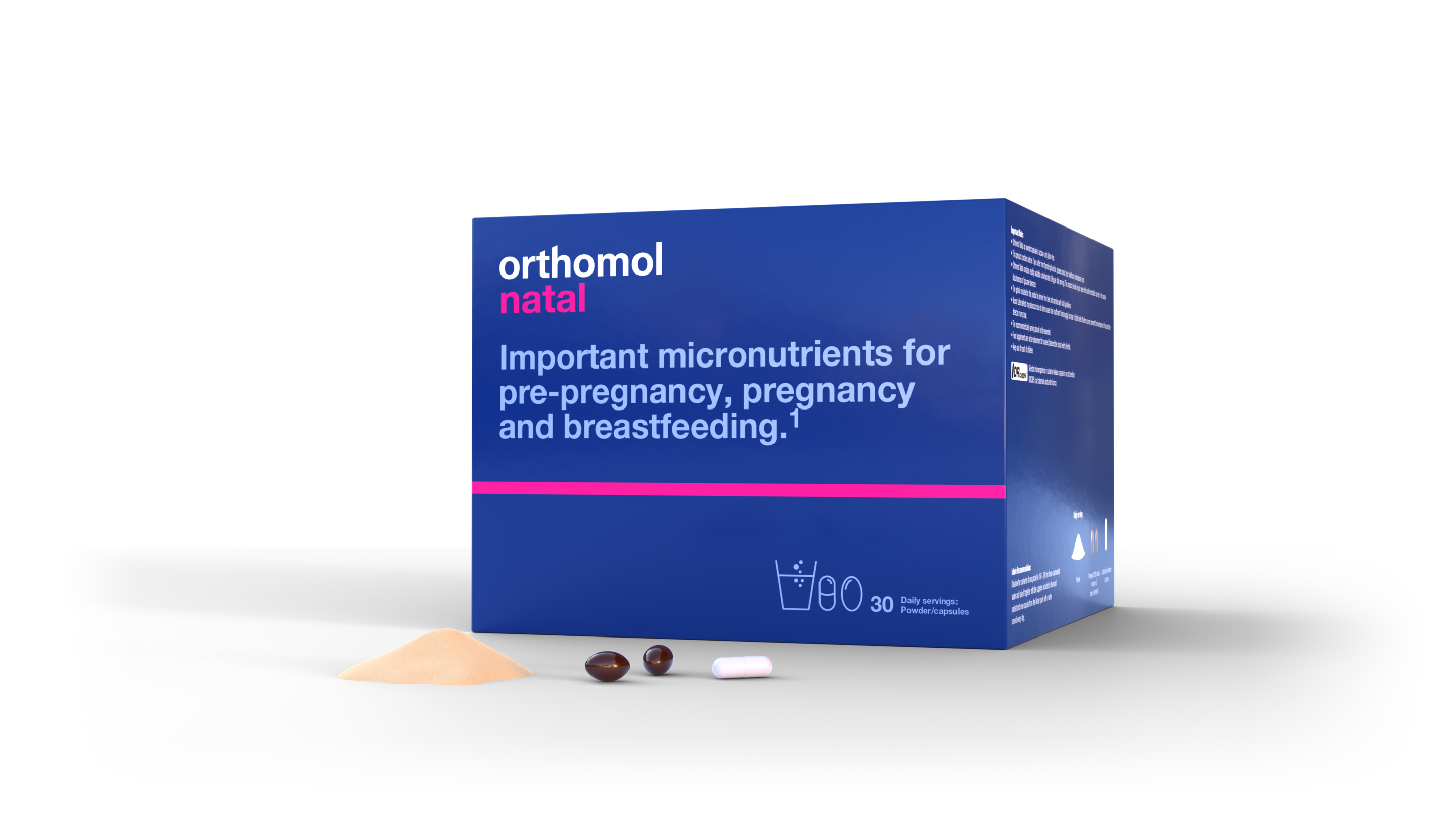 Thực phẩm BVSK Orthomol Natal bổ sung phối hợp vi chất dinh dưỡng và probiotic cho phụ nữ trước, trong và sau khi mang thai