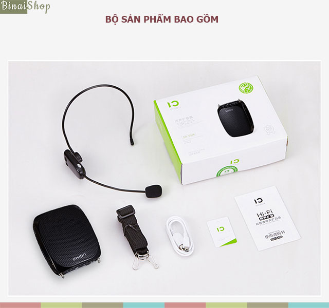 Máy trợ giảng không dây shidu sd-s615 màu đen