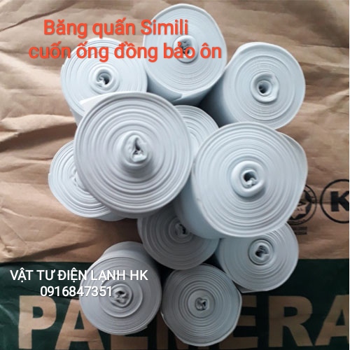 (COMBO 10 cuộn) Băng quấn bảo ôn - Simili cuốn ống cách nhiệt - băng quấn ống