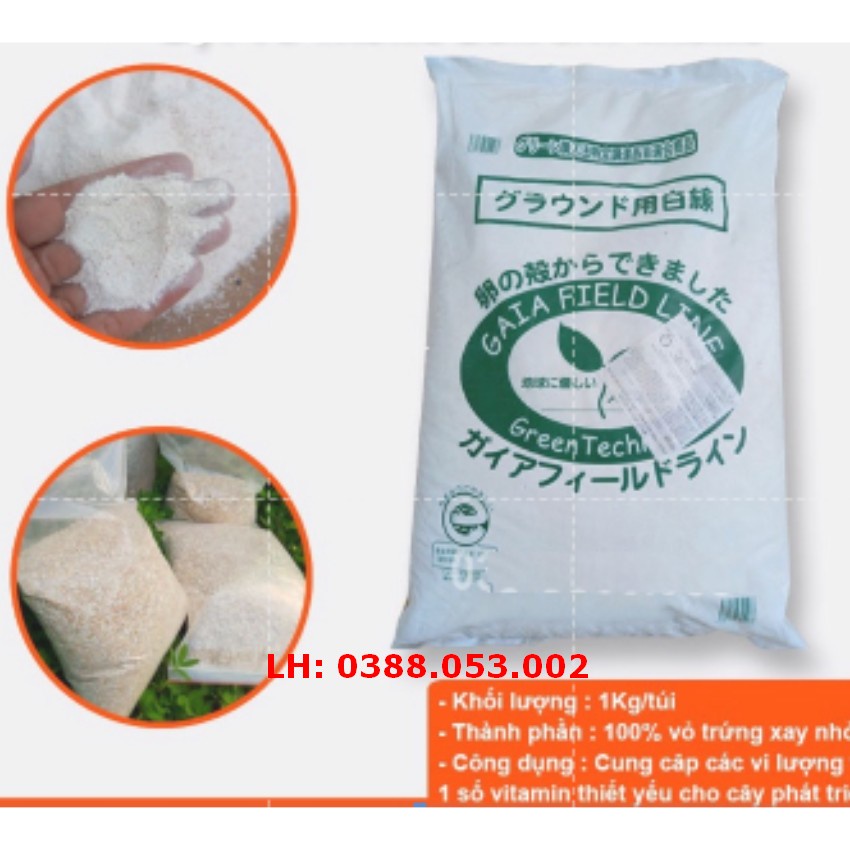 [Siêu Sale] Bột Vỏ Trứng Gà Nhật Bản (5Kg) - Bổ Sung Canxi Giúp Cây Khỏe Mạnh Chống Rụng Hoa, Quả
