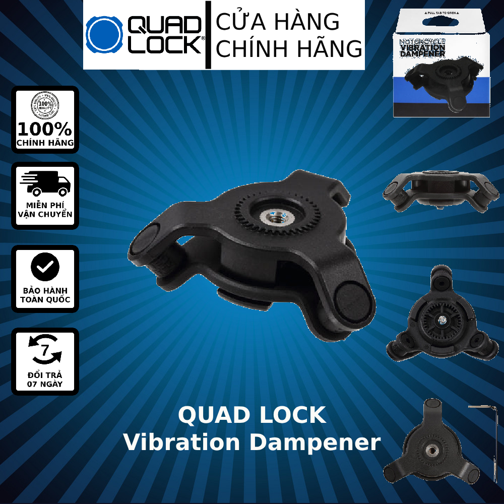 Chống rung điện thoại gắn xe máy Quad Lock Vibration Dampener chính hãng