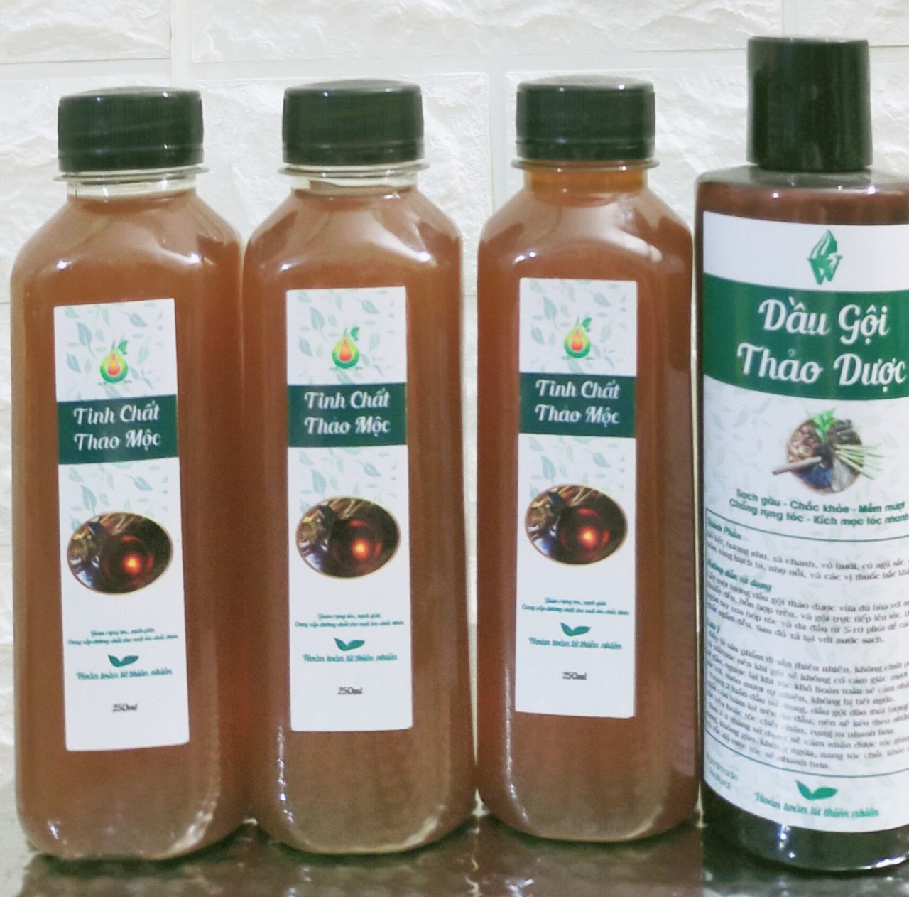 [HCM]Combo dầu gội và tinh chất thảo môc thiên nhiên giảm rụng tóc tóc xơ chẻ ngọn kí.ch thí.ch mọc tóc dày và mượt tóc