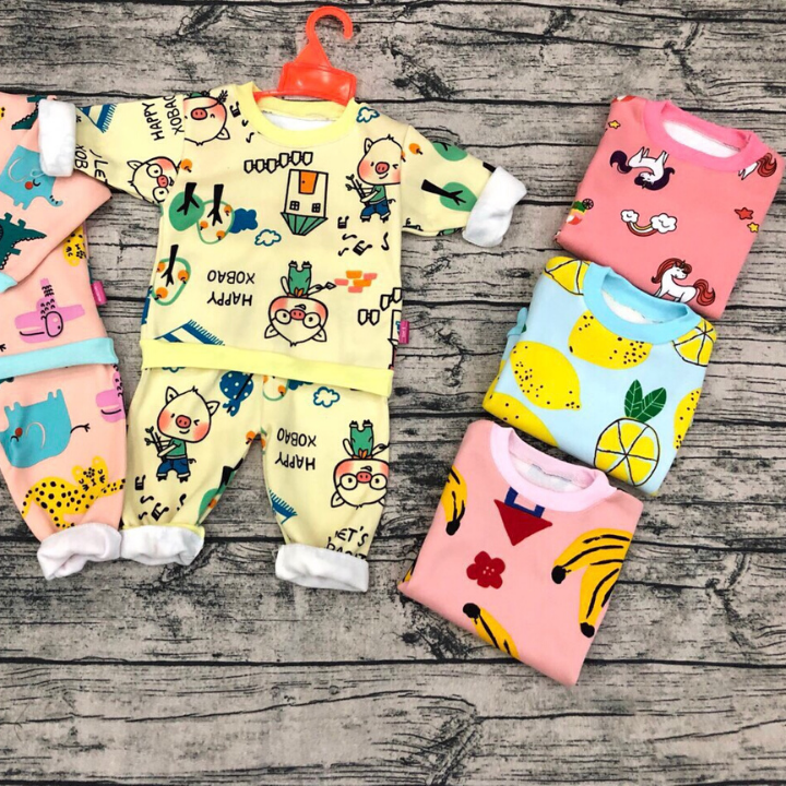 Bộ nỉ lông cho bé trai và bé gái