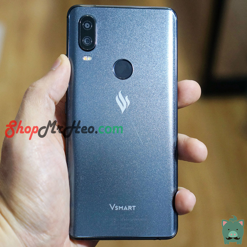 Skin Dán Mặt Sau Lưng Vân 3D Vsmart Active 1 - Active 1+ - Active 1 Plus - Carbon, Hình hộp, Nhám, Vân da