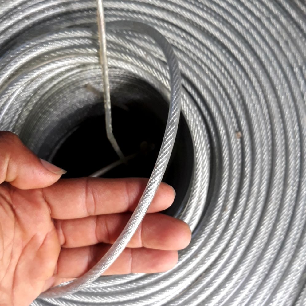 Dây Cáp D6 Thép bọc nhựa PVC