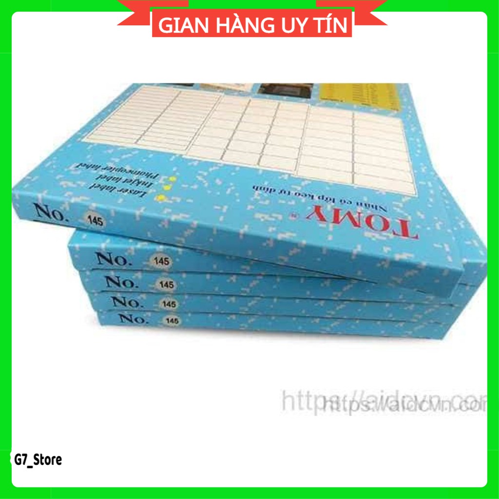 Nhãn dán tomy a4,decal tomy đủ size từ 125-149