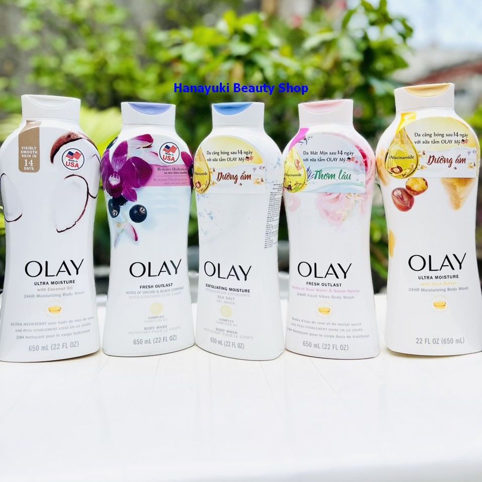 Sữa tắm Olay 650ml, công ty nhập Mỹ
