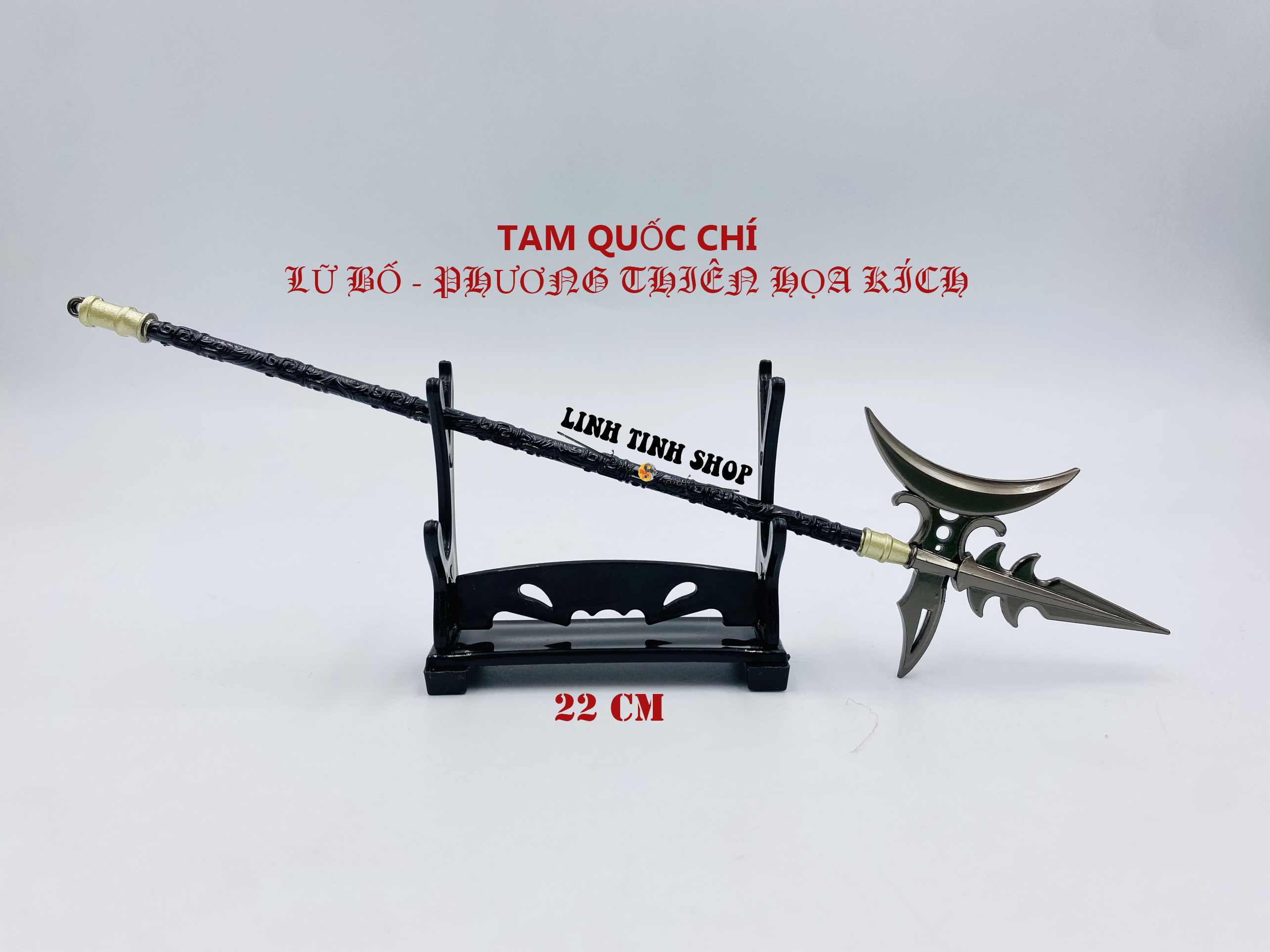 Mô hình trưng bày Lữ Bố Phương Thiên Họa Kích Tam Quốc Chí