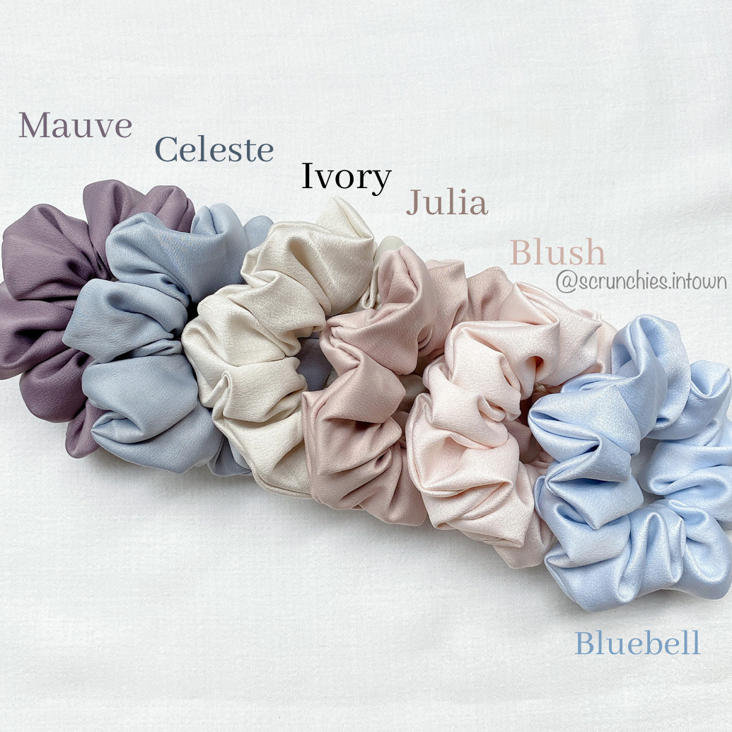 Scrunchies cột tóc màu pastel | @scrunchies.intown