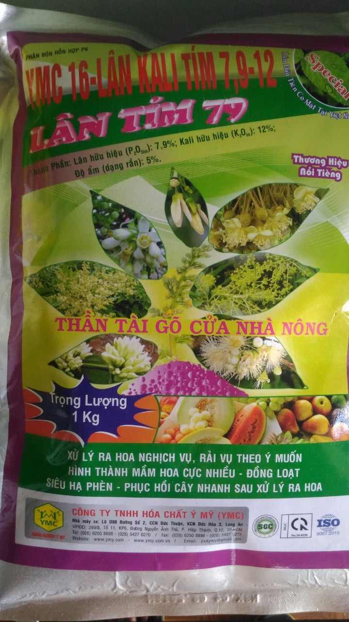 [ RA HOA TRÁI VỤ] Phân bón lá giúp xử lý ra hoa nghịch mùa, rải vụ theo ý muốn 1kg phun 500 lít nước