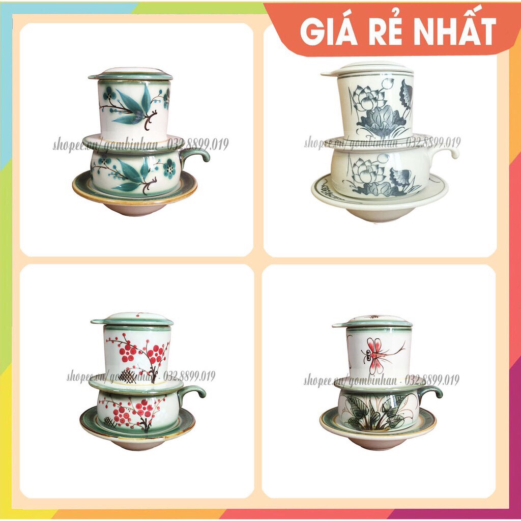 Phin cafe sứ cao cấp Bát Tràng