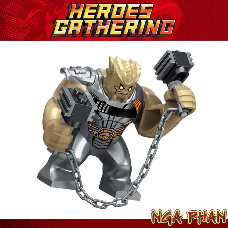 Cull obsidian big figure black dwarf đồ chơi xếp hình lắp ráp moc diy