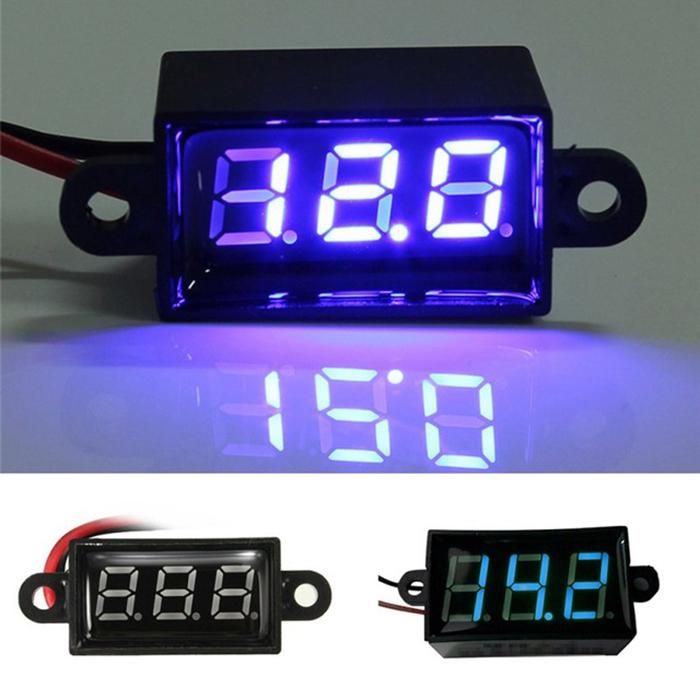 Đồng hồ báo Vol bình acquy xe máy