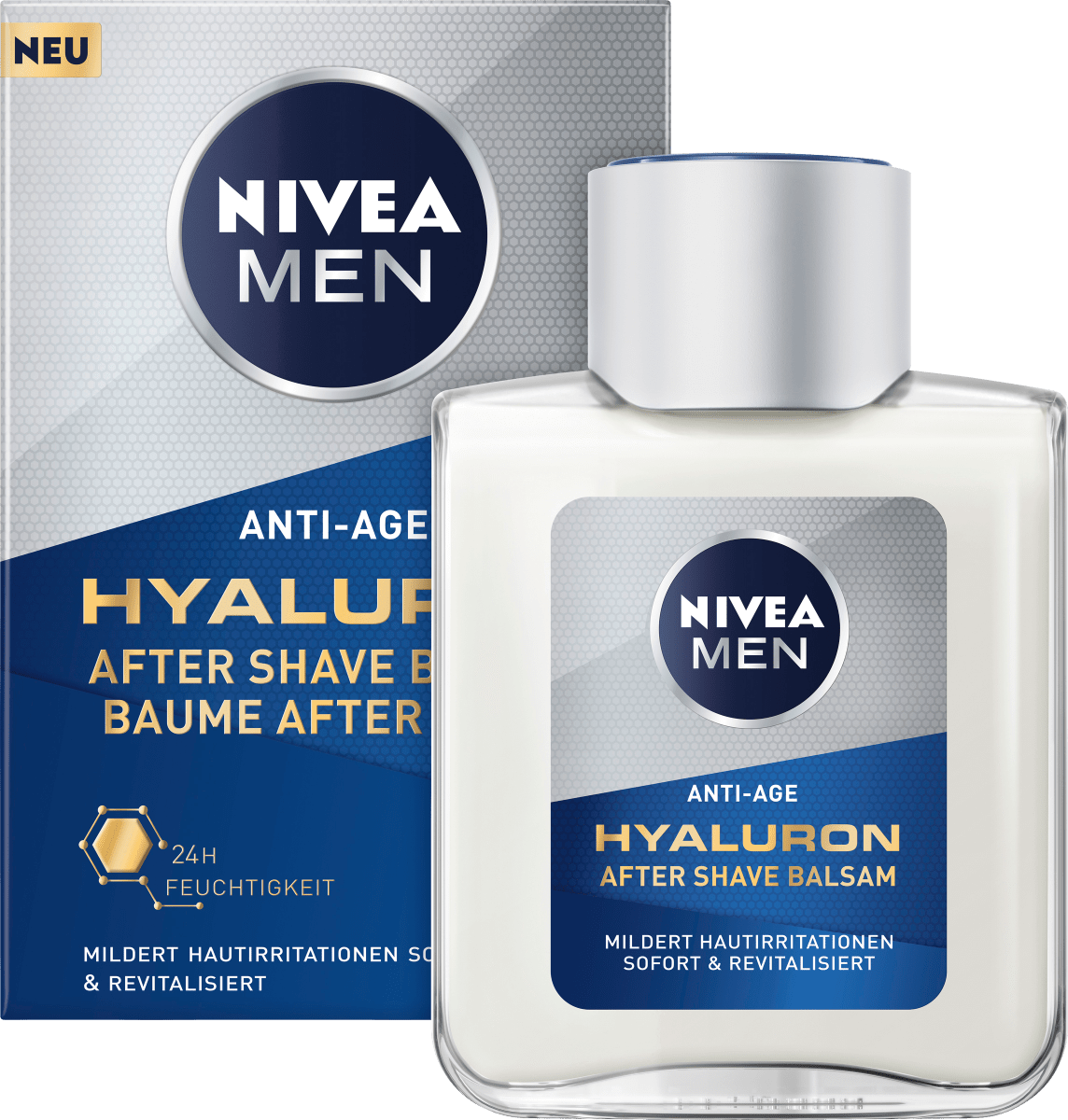 Kem dưỡng da sau cạo râu nivea men anti-age hyaluron, - chống lão hóa -
