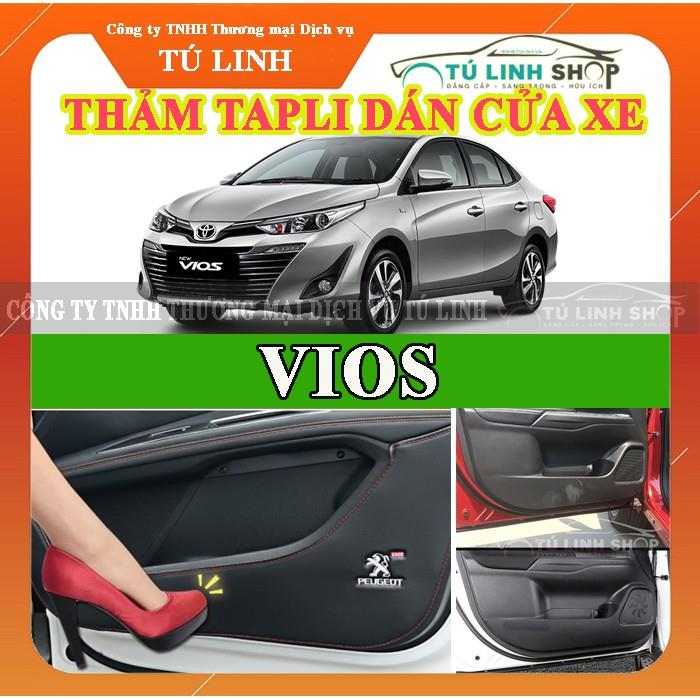 Bộ 4 Thảm Tapli dán cánh cửa chống trầy xước xe VIOS