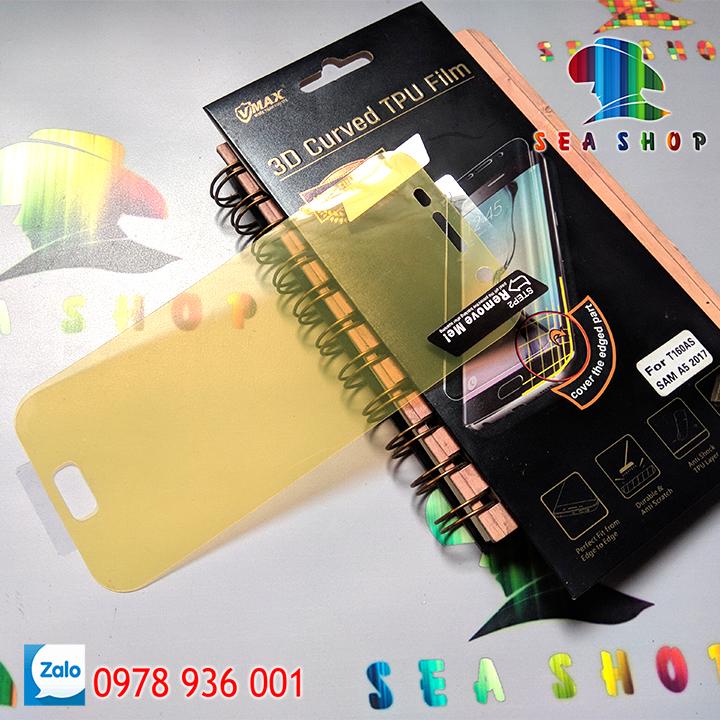 Tấm dán dẻo tpu - trong suốt samsung galaxy a5 2017 - a520 full màn hình hiệu vmax