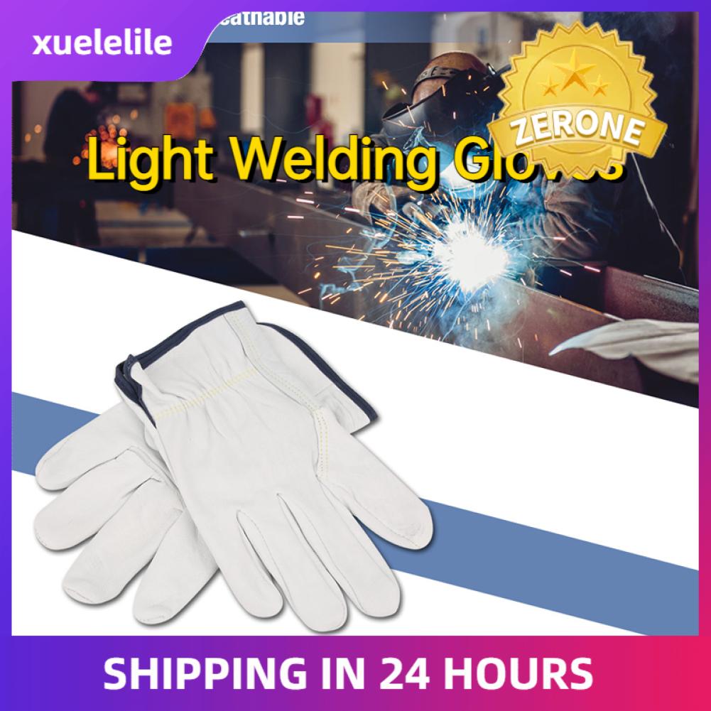 Găng Tay Hàn Siêu Nhẹ Găng Tay Da Cừu Chống Cháy Găng Tay Hàn TIG