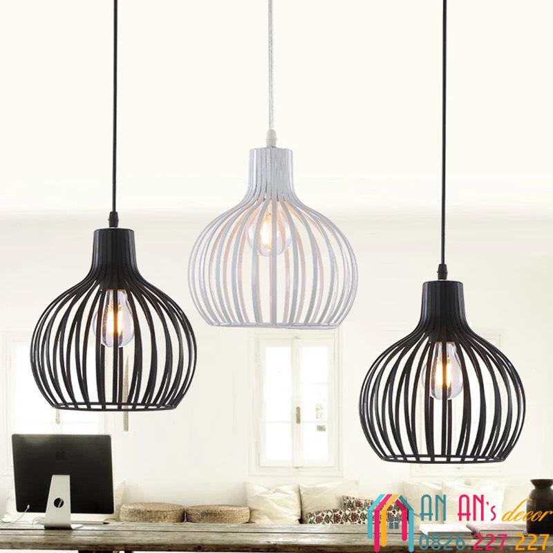 Đèn thả trần trang trí lồng nơm fly - tặng kèm bóng led thcn 88 anan decor