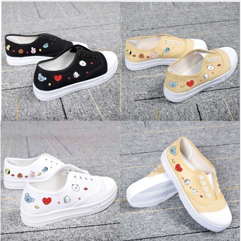 Giày đế độn  BT-21 (tặng kèm đôi tất bất kì )