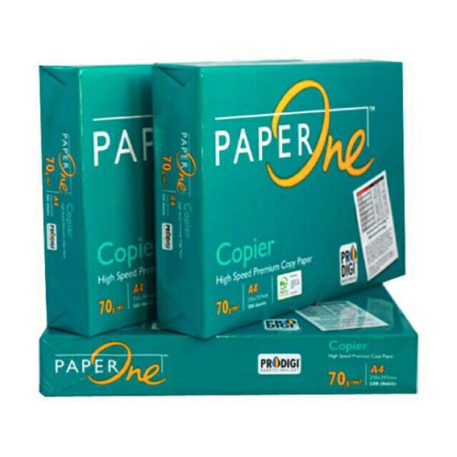 GiấY A4 DầY Paper One 70Gms 5Ream/Thùng