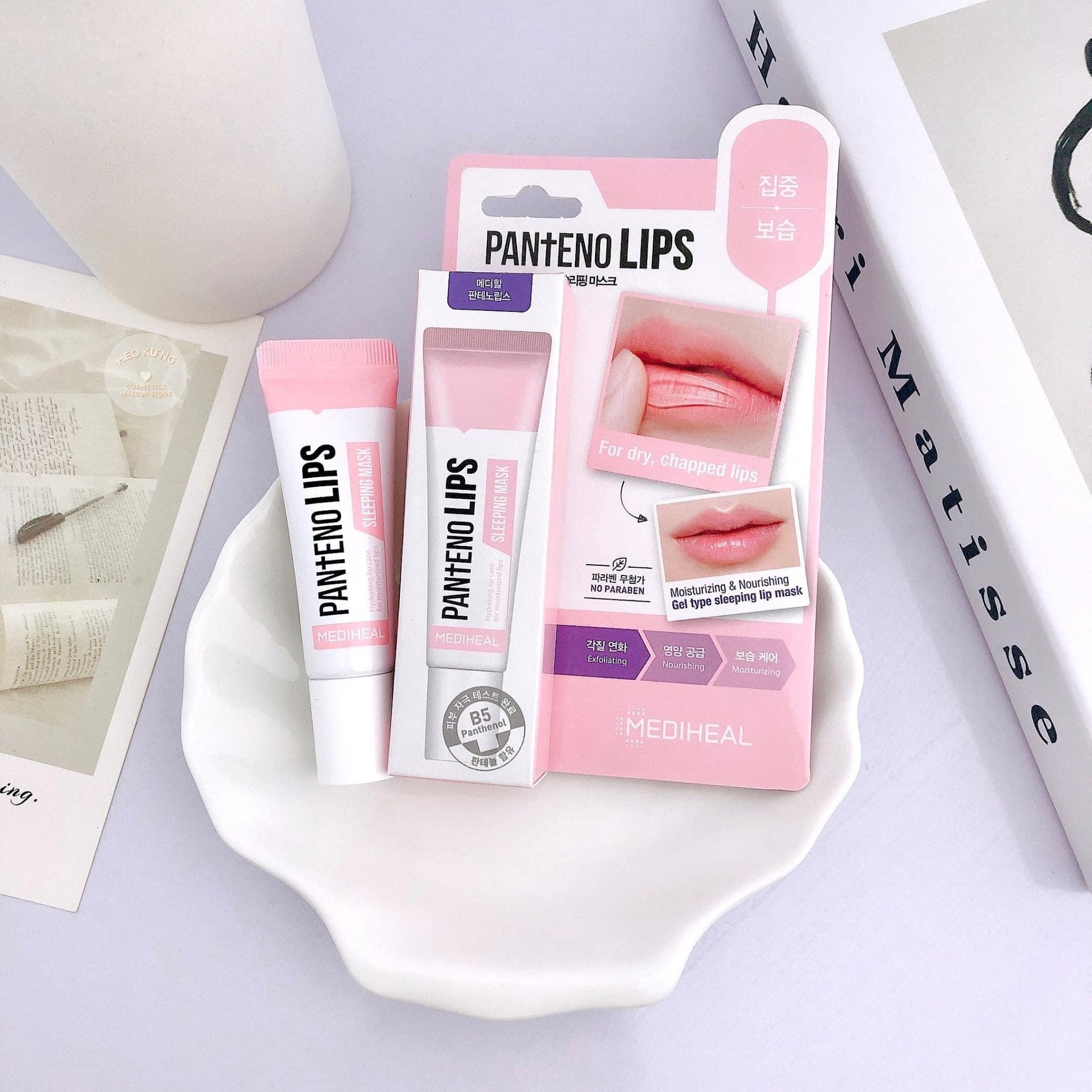 Mặt Nạ Ngủ Cho Môi Mediheal Panteno Lips Sleeping Mask 10ml