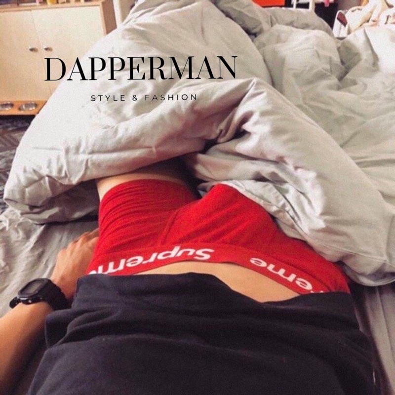 Quần lót nam boxer Supreme cao cấp cotton thiên nhiên co dãn 4 chiều DAPPERMAN