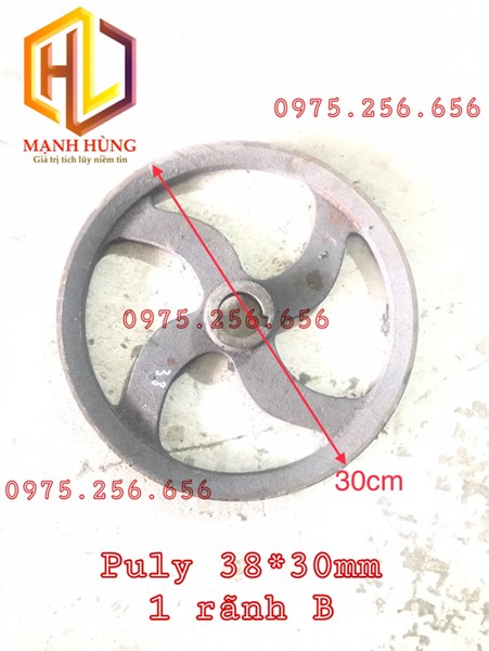 Puly 38*300mm-1 rãnh B phụ tùng máy nông nghiệp