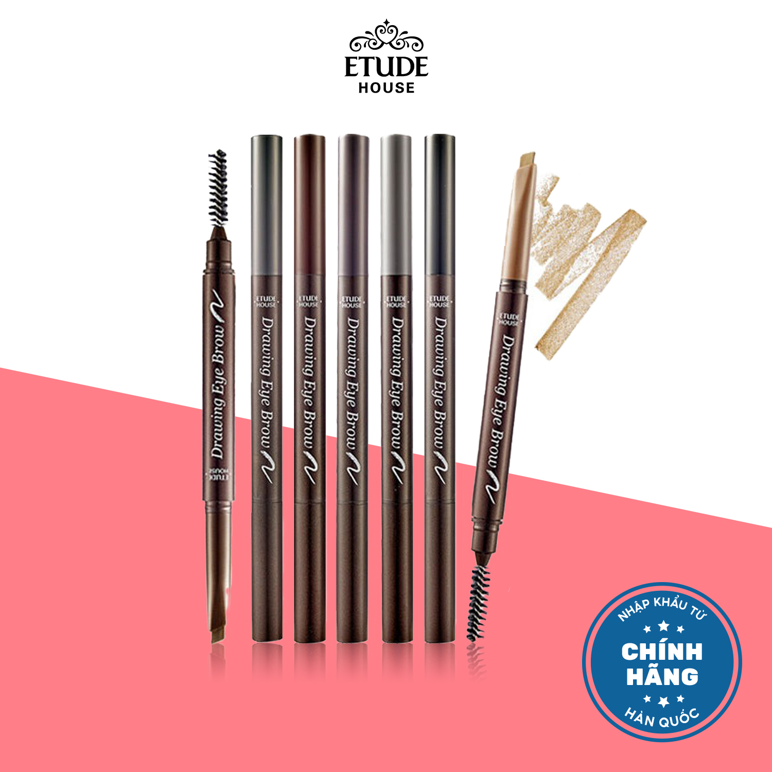 Chì kẻ mày ngang etude house drawing eye brow new 0.25g
