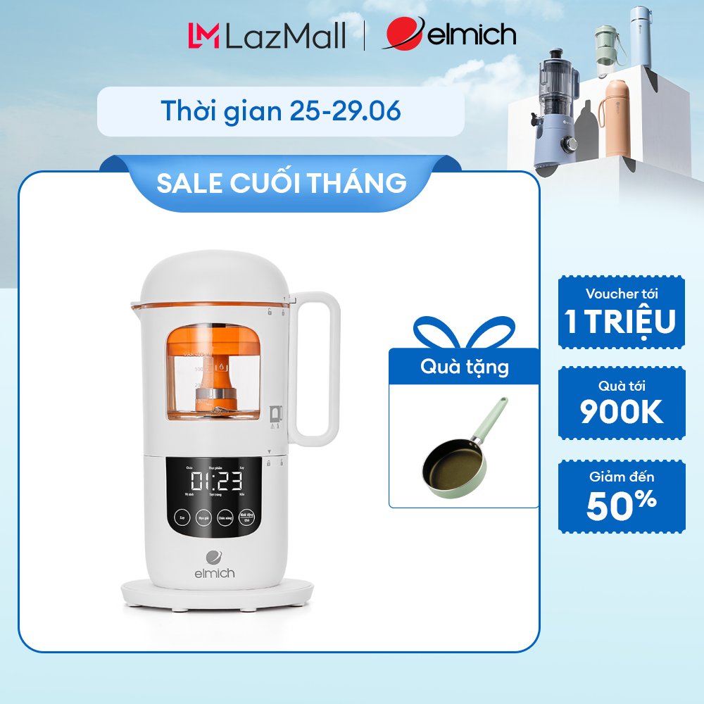 (Chỉ 15-17.07)Máy xay và chế biến thức ăn cho bé Elmich Babycare FPE-8779