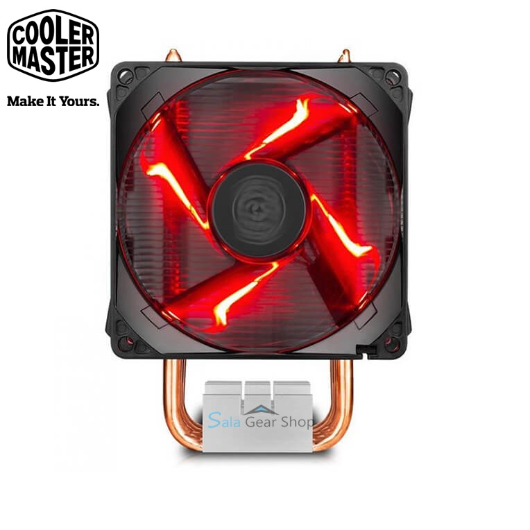 Tản nhiệt khi cpu cooler master hyper h410r led đỏ fan 9cm