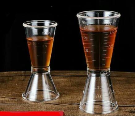 Cốc đong nhựa jigger 2 đầu định lượng pha chế