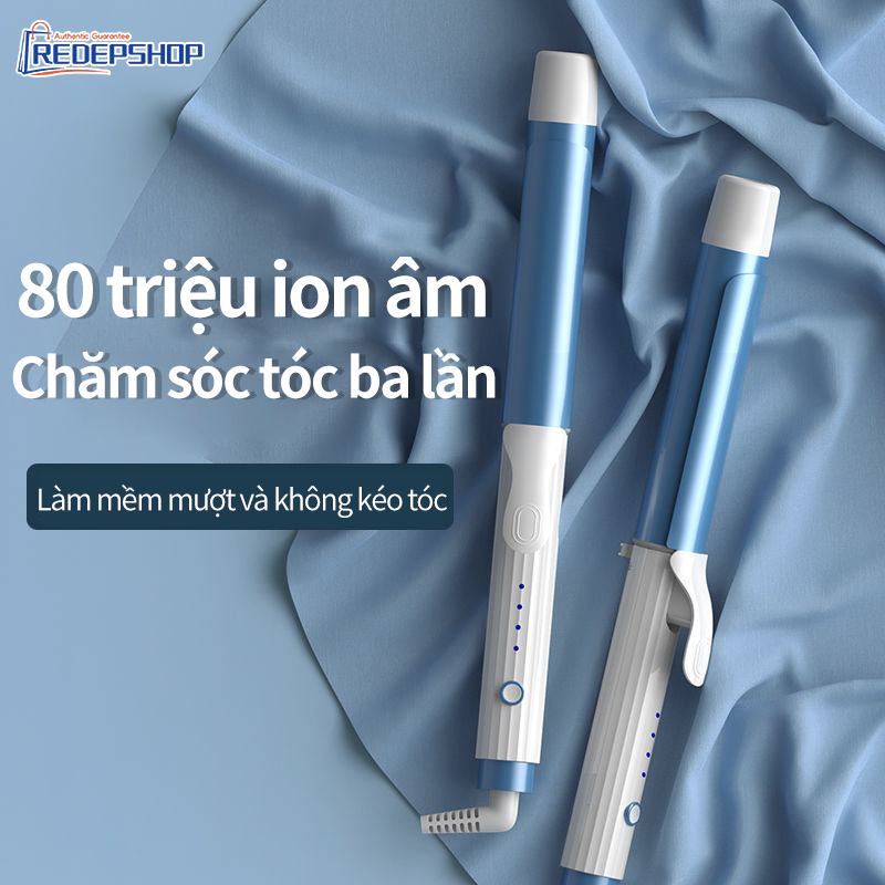 Máy uốn tóc xoăn tự xoay trục 360 độ, máy làm tóc xoăn lọn to, nhỏ Chuyên nghiệp cho Salon, BH 12 tháng