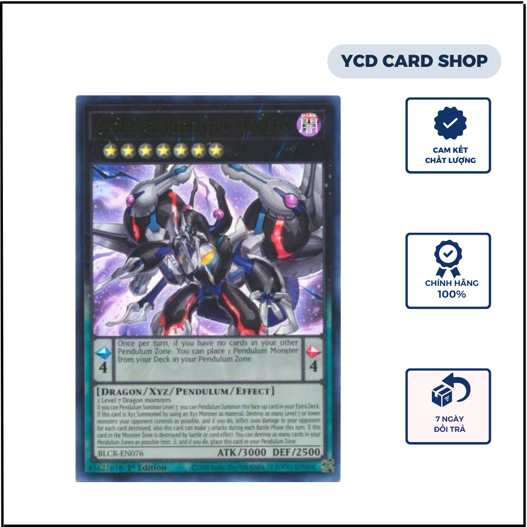 [YCD Yugioh] Thẻ bài Yugioh Chính Hãng Odd-Eyes Rebellion Dragon – Ultra Rare